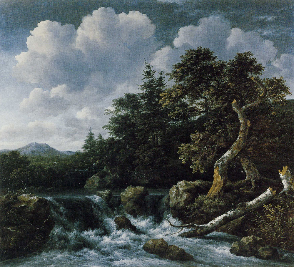 Jacob van Ruisdael - Waterfall in a Wooded Landscape