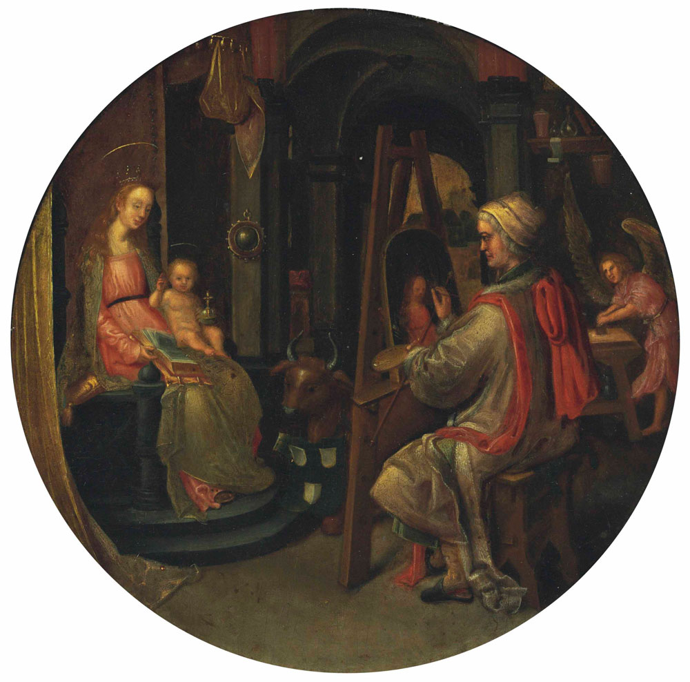 South Netherlandish School - Saint Luke painting the Virgin and Child