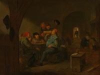 Manner of Adriaen Brouwer Drinking Bout in a Tavern