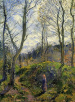 Camille Pissarro Woodland Scene