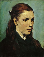 Edouard Manet (?) Portrait of a Young Woman (Victorine Meurent?)