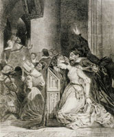 Eugène Delacroix Marguerite in the Church
