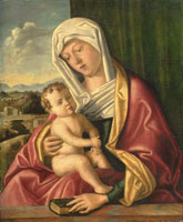 School of Giovanni Bellini Madonna and Child