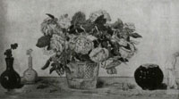 James Ensor Roses, Tanagra Figure and Vases