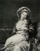 Jean-Jacques Avril and Charles Eugène Duponchel after Elisabeth Louise Vigée Le Brun Madame Vigée Le Brun Holding Her Daughter in Her Arms (Maternal Tenderness)