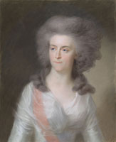 Johann Friedrich August Tischbein Portrait of Frederika Sophia Wilhelmina, princess of Prusia