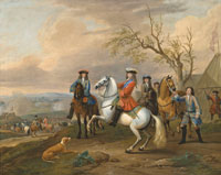 John Wootton John Churchill, 1st Duke of Marlborough (1650-1722) at the Siege of Tournai