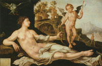 Maerten van Heemskerck Venus and Cupid
