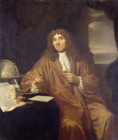 Jan Verkolje Portrait of Anthonie van Leeuwenhoek, Natural Philosopher and Zoologist in Delft