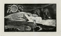 Paul Gauguin Te Po (The Night)