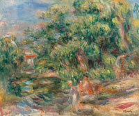 Pierre-Auguste Renoir Lavandières au bord du Loup