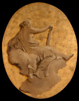 Giovanni Battista Tiepolo Allegorical Figure of a Woman with a Club (Fortitude?)