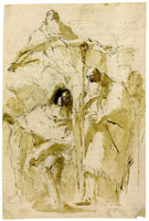 Giovanni Battista Tiepolo Saints Augustine, Louis of France, Magnus and John the Evangelist