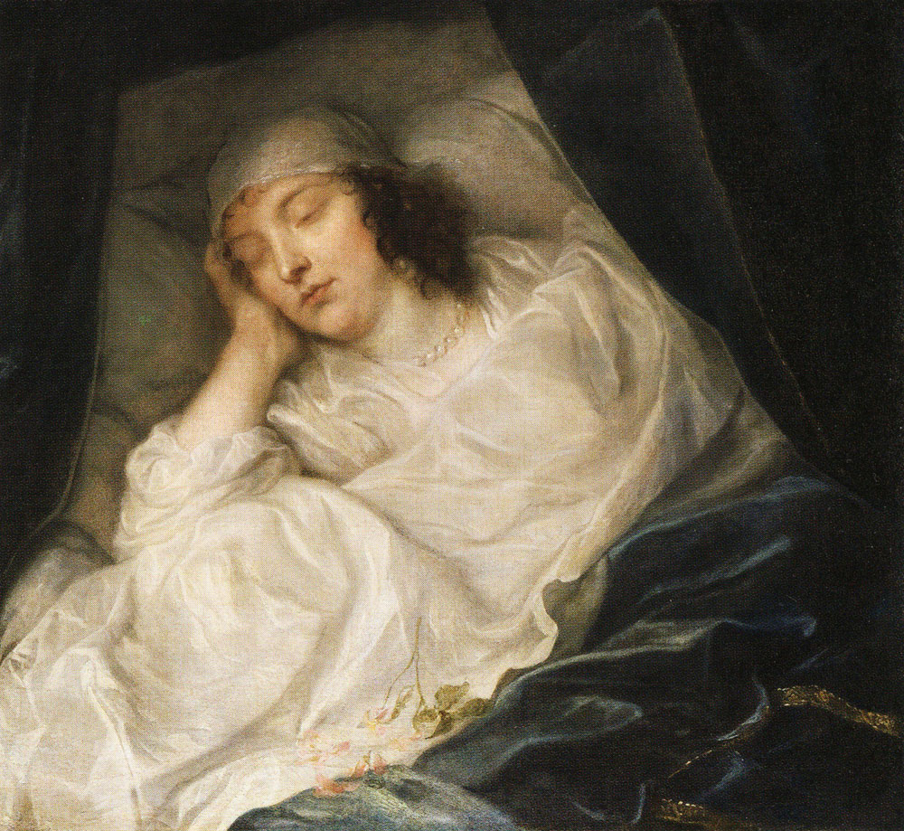 Anthony van Dyck - Venetia, Lady Digby, on her Deathbed