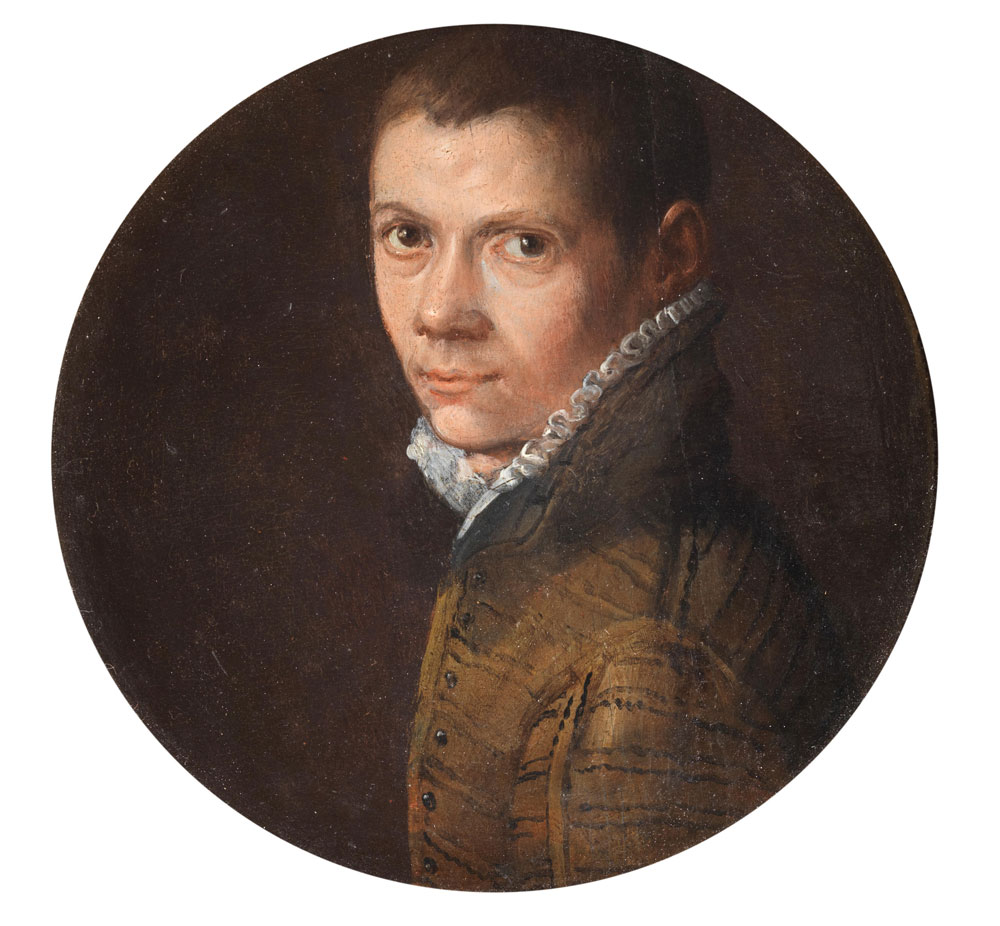 Bolognese School - Portrait of a young man, bust-length