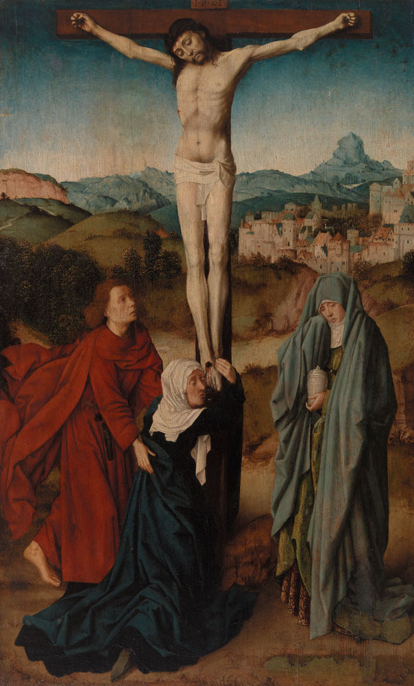 Gerard David - Crucifixion with the Virgin, Saint John, and the Magdalene