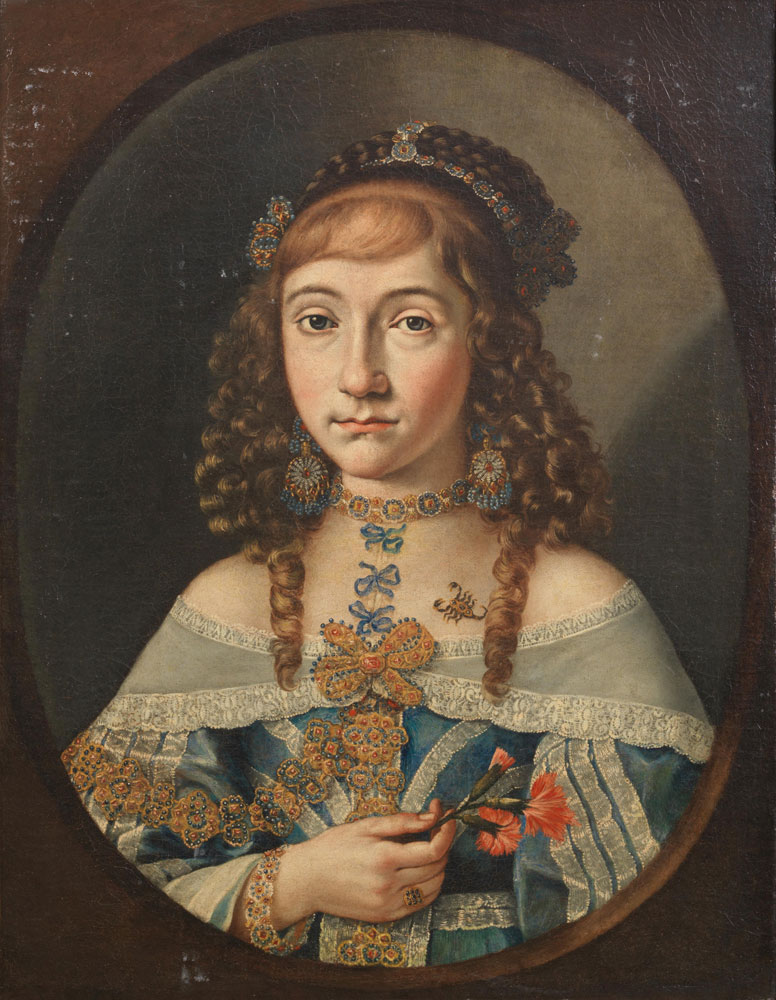 Giuseppe Passeri - Portrait of a young girl, possibly from the Molara family