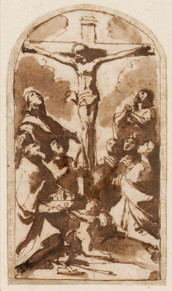 Attributed to Guido Reni - The Crucifixion