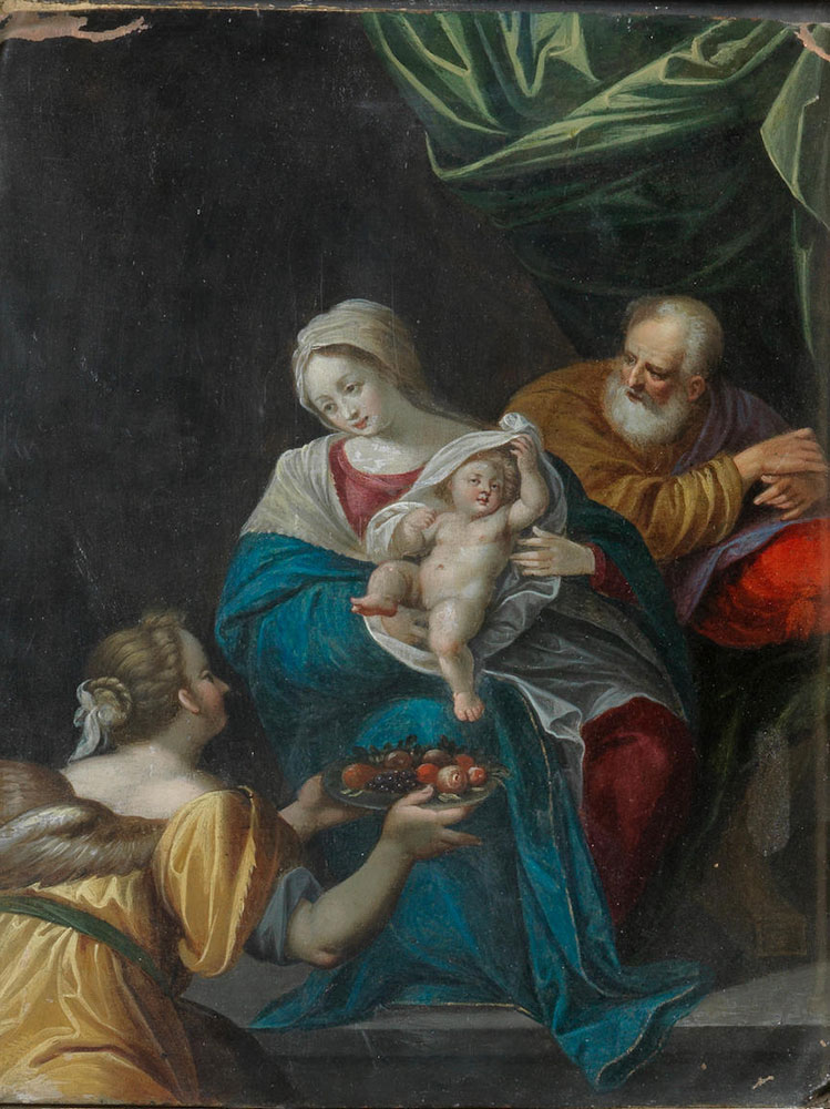 After Hans von Aachen - The Holy Family with an Angel