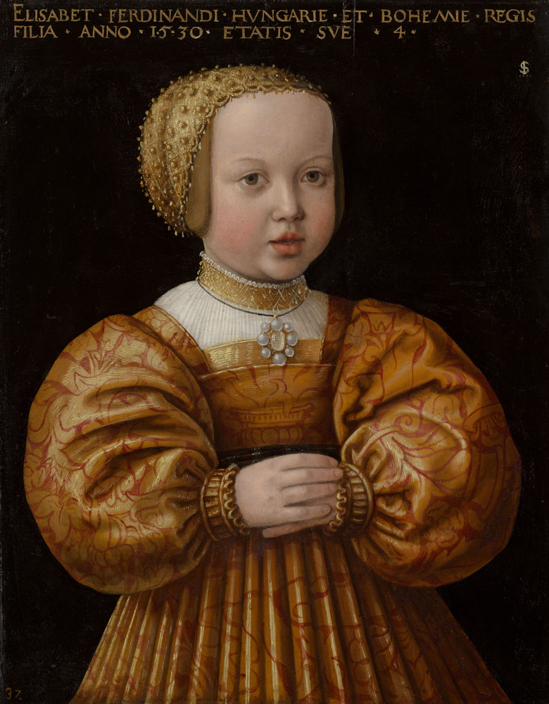 Jacob Seisenegger - Portrait of Elisabeth of Austria (1526-1545), Aged Four