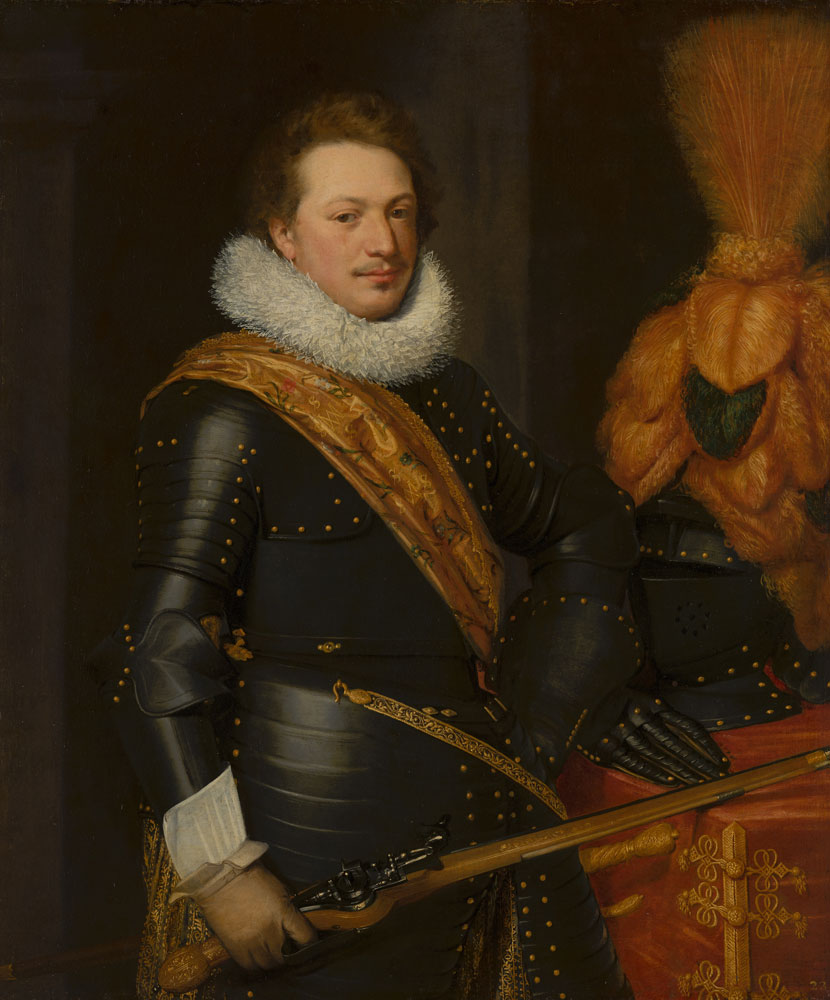 Jan Anthonisz. van Ravesteyn and Studio - Portrait of an Officer, presumably Walraven IV van Brederode (1596/97-1620)