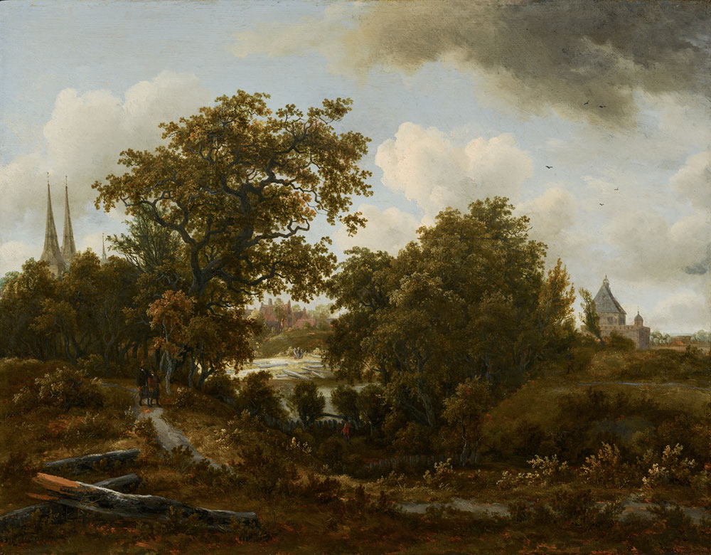 Meindert Hobbema - Landscape near Deventer
