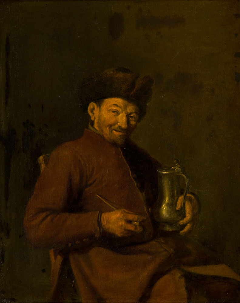 Northern Netherlands - Old Man with Tankard and Pipe