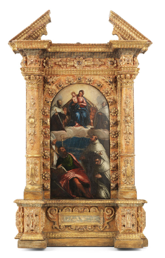 Workshop of Paolo Veronese - The Madonna and Child with Saints