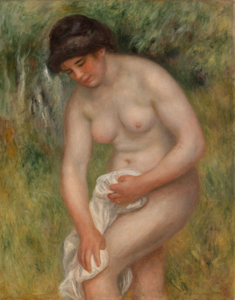 Pierre-Auguste Renoir - Bather Drying Herself