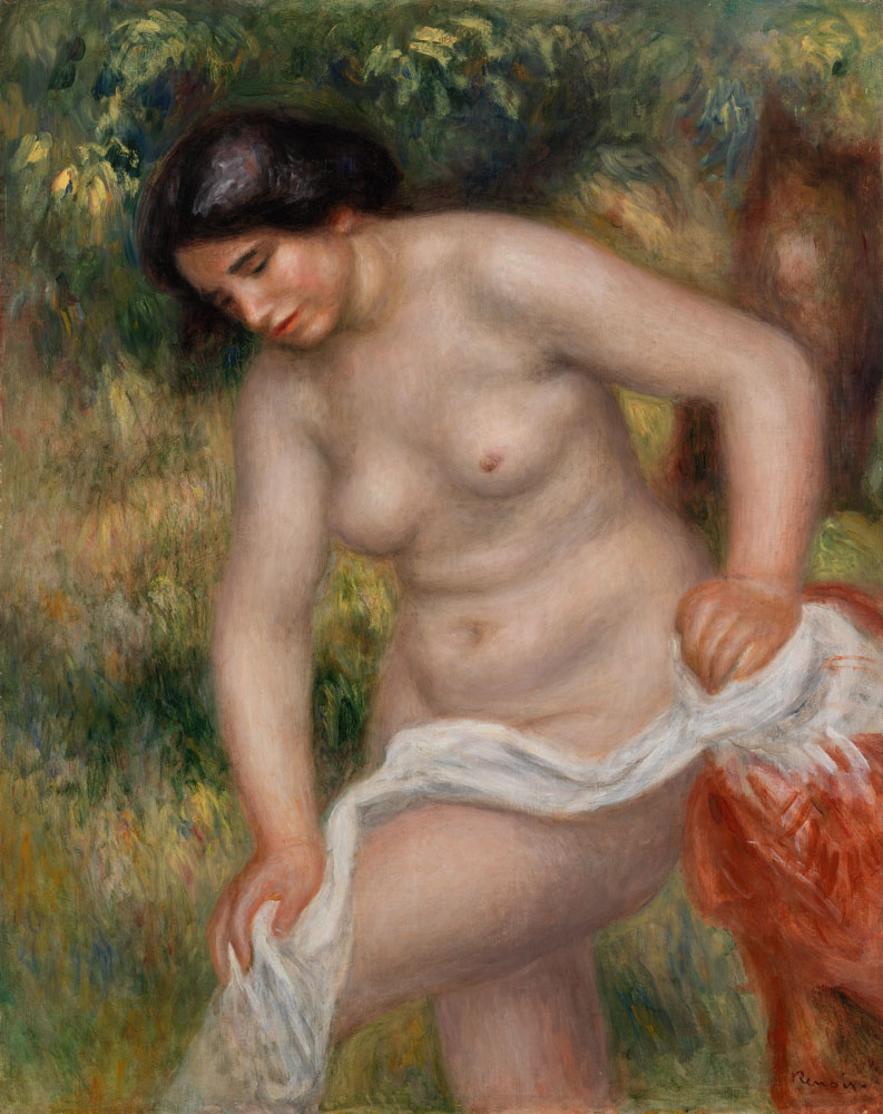 Pierre-Auguste Renoir - Bather Drying Herself