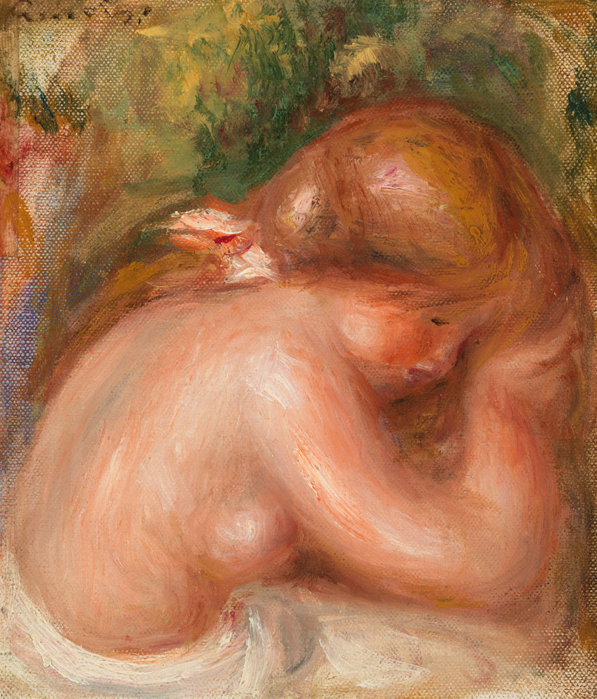 Pierre-Auguste Renoir - Nude Torso of a Young Girl