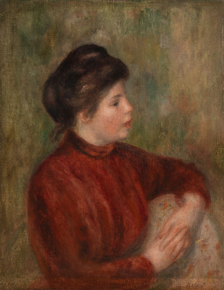 Pierre-Auguste Renoir - Woman Leaning on a Chair