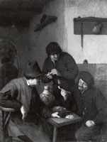 Adriaen van Ostade Peasants Playing Cards