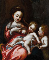 After Correggio The Madonna and Child