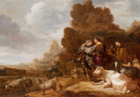Gerrit Claesz. Bleker The Departure of Abraham and Sarah from Lot and his Wife