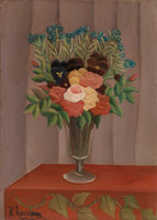 Henri Rousseau Bouquet of Flowers (Bouquet de fleurs)