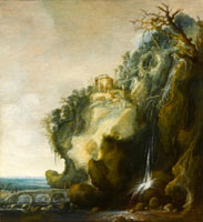 Jacob van Geel Fantasy Landscape with Fall