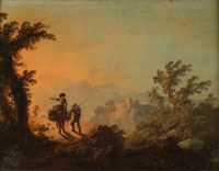 Jean-Baptiste Pillement A view of Sintra