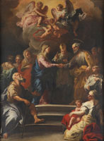 Studio of Luca Giordano The Marriage of the Virgin