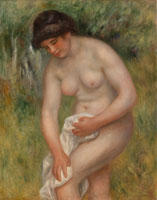 Pierre-Auguste Renoir Bather Drying Herself