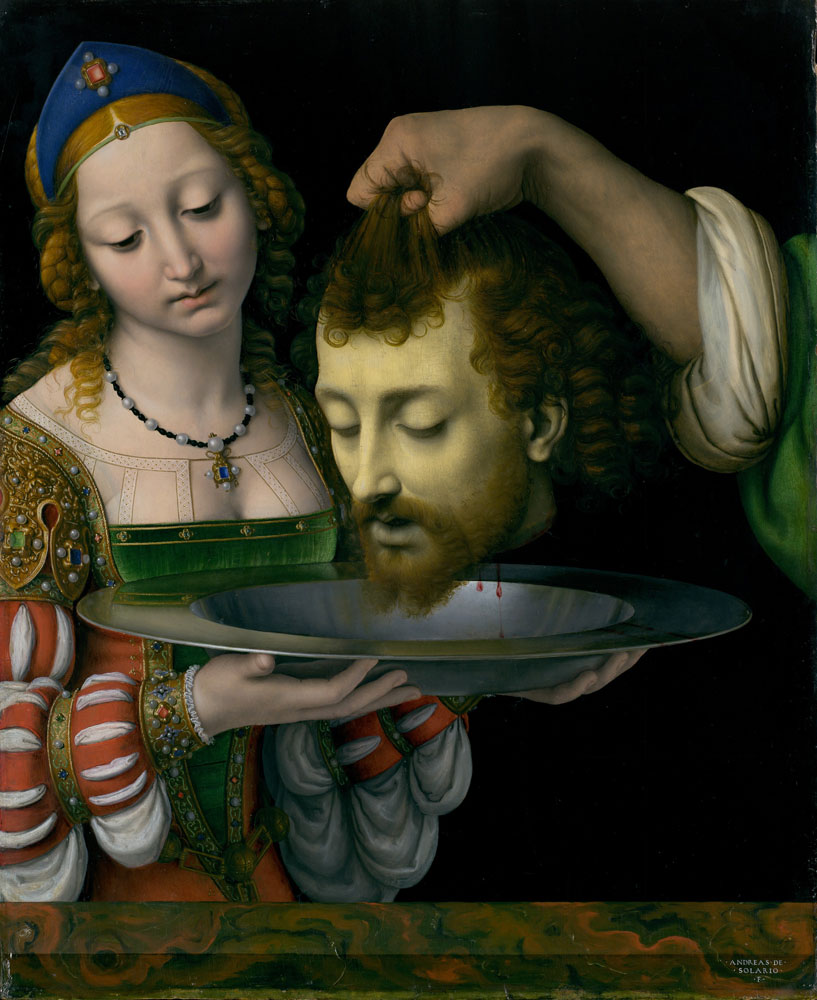 Andrea Solario - Salome with the Head of Saint John the Baptist