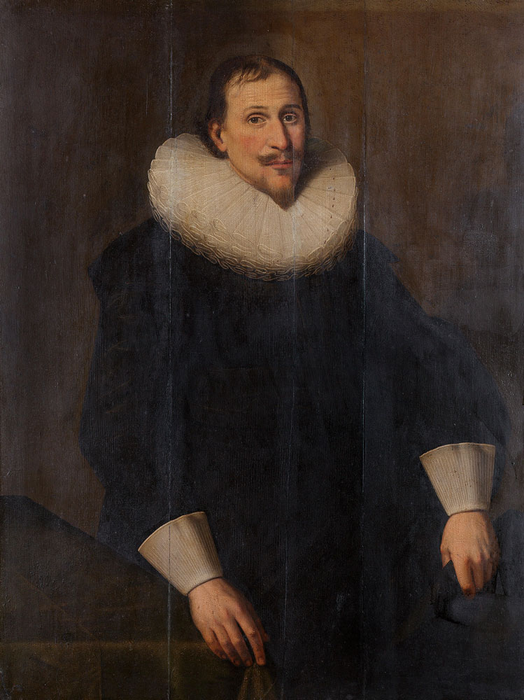 Dutch School - Portrait of a gentleman