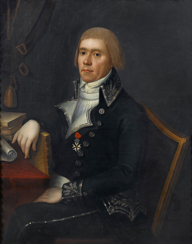 French School - Portrait of an officer
