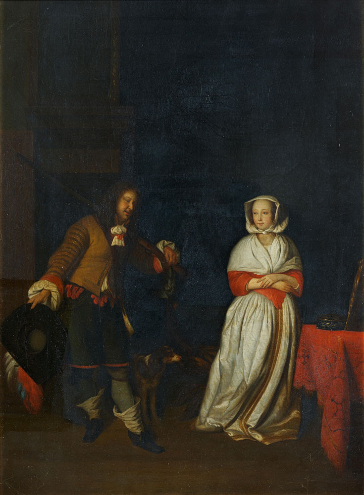After Gabriel Metsu - The Hunter's Gift