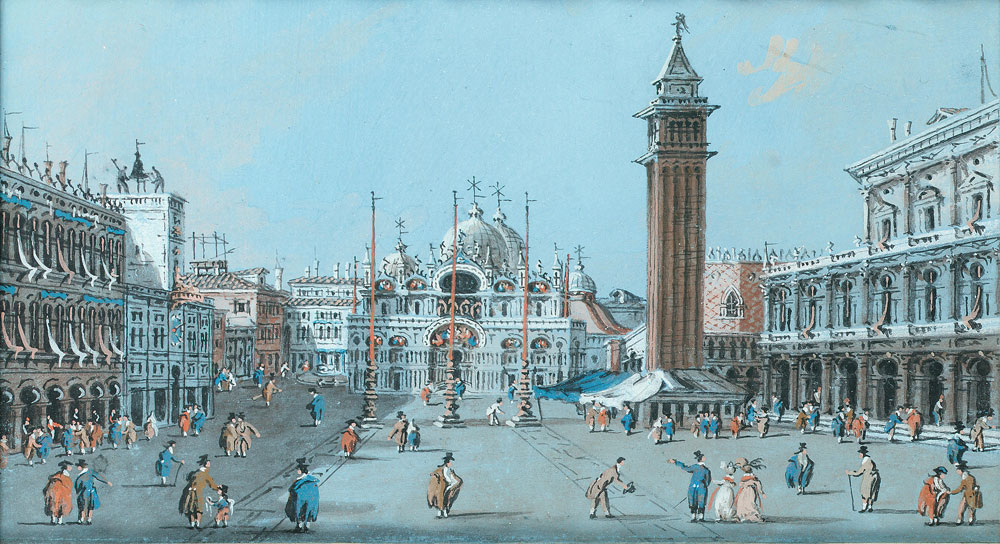 Giacomo Guardi - Saint Mark's Square, Venice