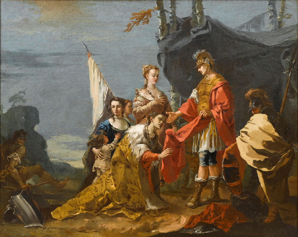Studio of Giovanni Battista Tiepolo - The Family of Darius Before Alexander