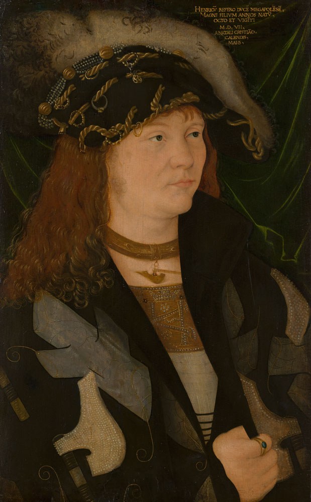 Attributed to Jacopo de' Barbari - Portrait of Heinrich V (1479-1552), Duke of Mecklenburg