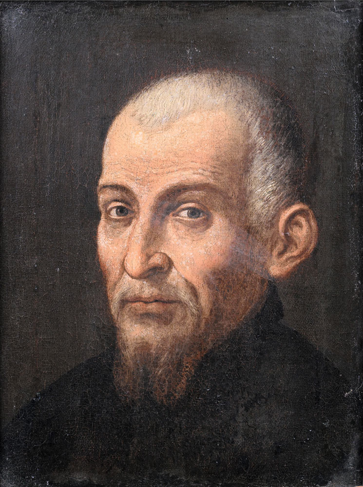 Follower of Jacopo Bassano - Portrait of a bearded gentleman