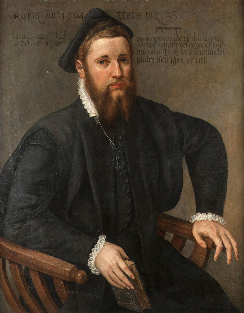 Workshop of Lambert Sustris - Portrait of a bearded man