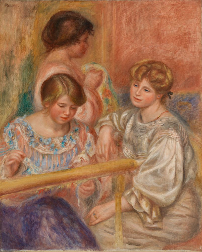 Pierre-Auguste Renoir - Embroiderers